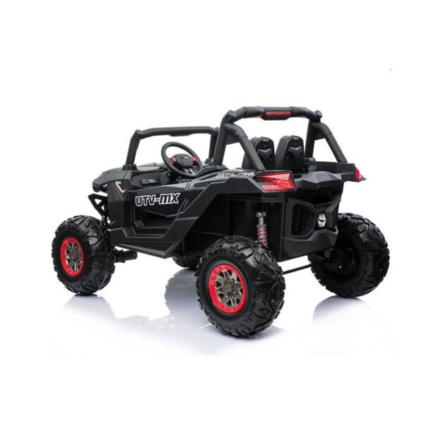 Dečiji automobil na akumulator Terenac 4×4 dvosed - Crni (EB-7304) - Image 2