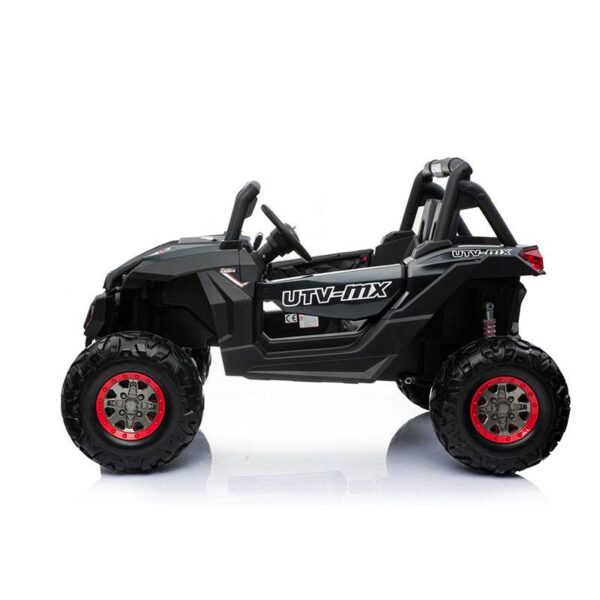 Dečiji automobil na akumulator Terenac 4×4 dvosed - Crni (EB-7304) - Image 3