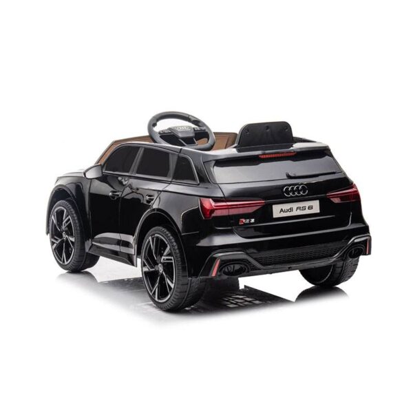 Dečiji automobil na akumulator Audi RS6 - crni - Image 2