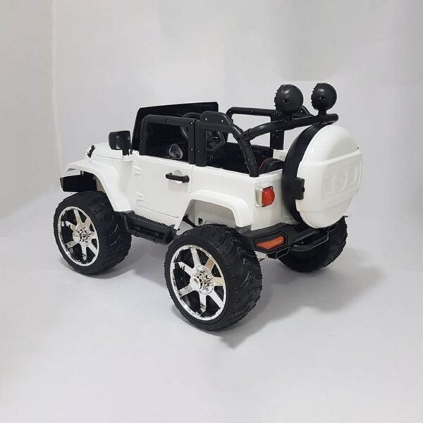 Dečiji automobil na akumulator Jeep - Beli - Image 3