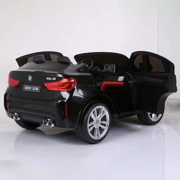 Dečiji automobil na akumulator BMW X6 M dvosed - crni - Image 3