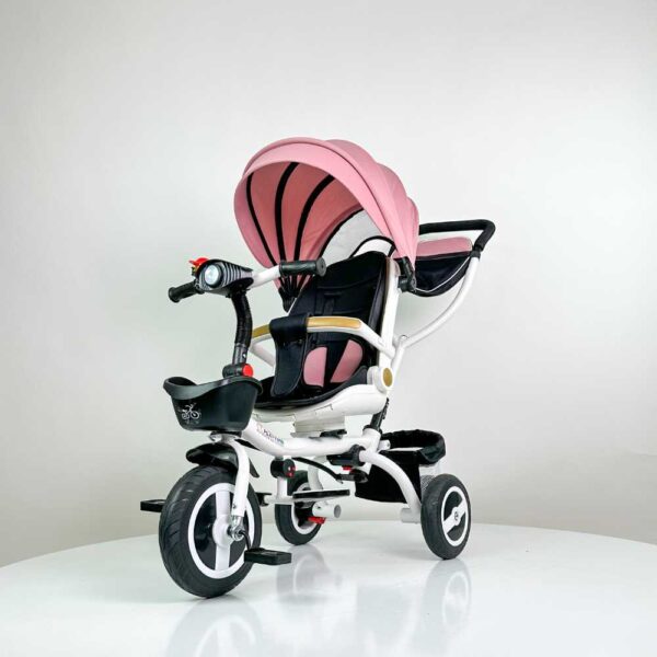 Tricikl playtime 446 sa rotirajućim sedištem - roze 6