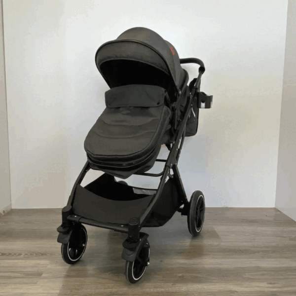 NouNou kolica za bebe 2 u 1 G2 - kolica i autosedište - tamnoo siva - Image 8