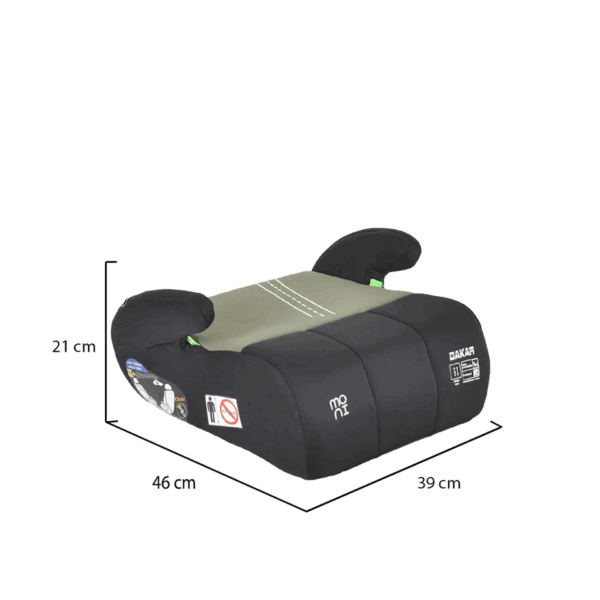 Moni Autosedište buster Dakar - zeleno - Image 3