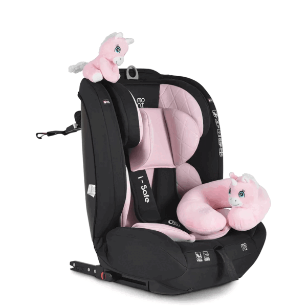 Cangaroo Auto sedište Isafe isofix + igračka - roze