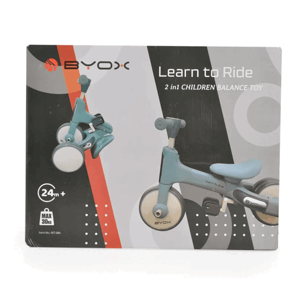Balans bicikl/tricikl 2u1 learn to ride - plavi - Image 6