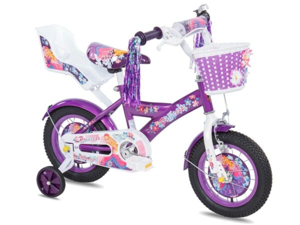 Bicikl dečiji PRINCESS 12" ljubičasti