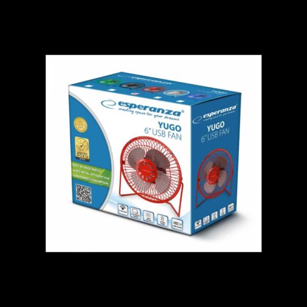 ESPERANZA EA149R VENTILATOR 6" USB - Image 4
