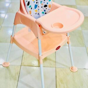 UniCare 2u1 višenamenska hranilica – hranilica, sto i stolica - boja breskve