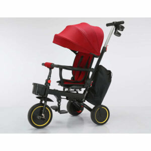 Sklopivi Tricikl sa rotirajucim sedistem EB model 3 - crveni