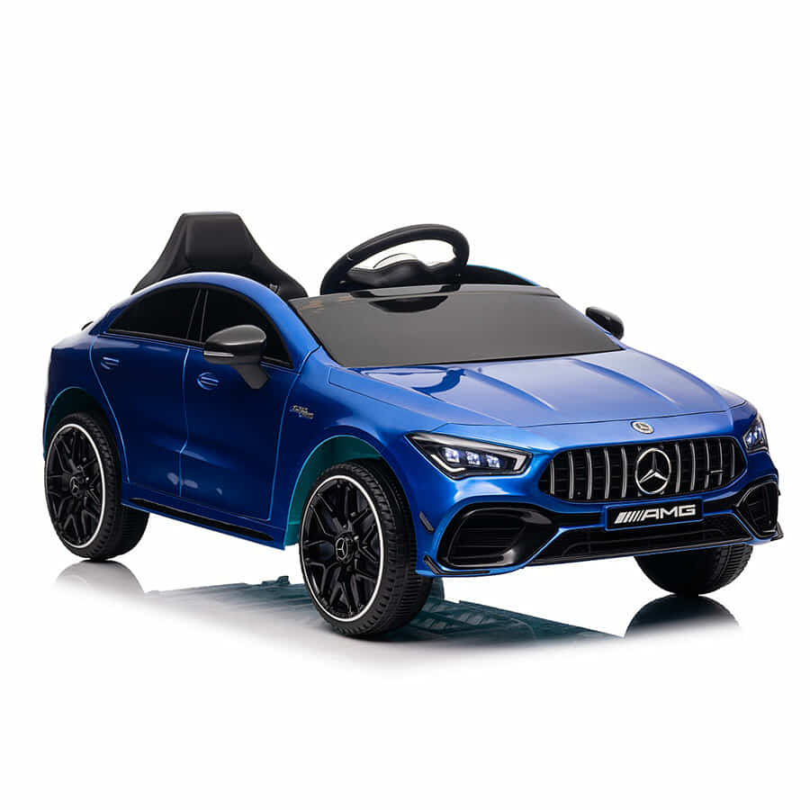 Auto na akumulator Mercedes CLA 45 AMG LICENCIRANI - plavi - Слика 4