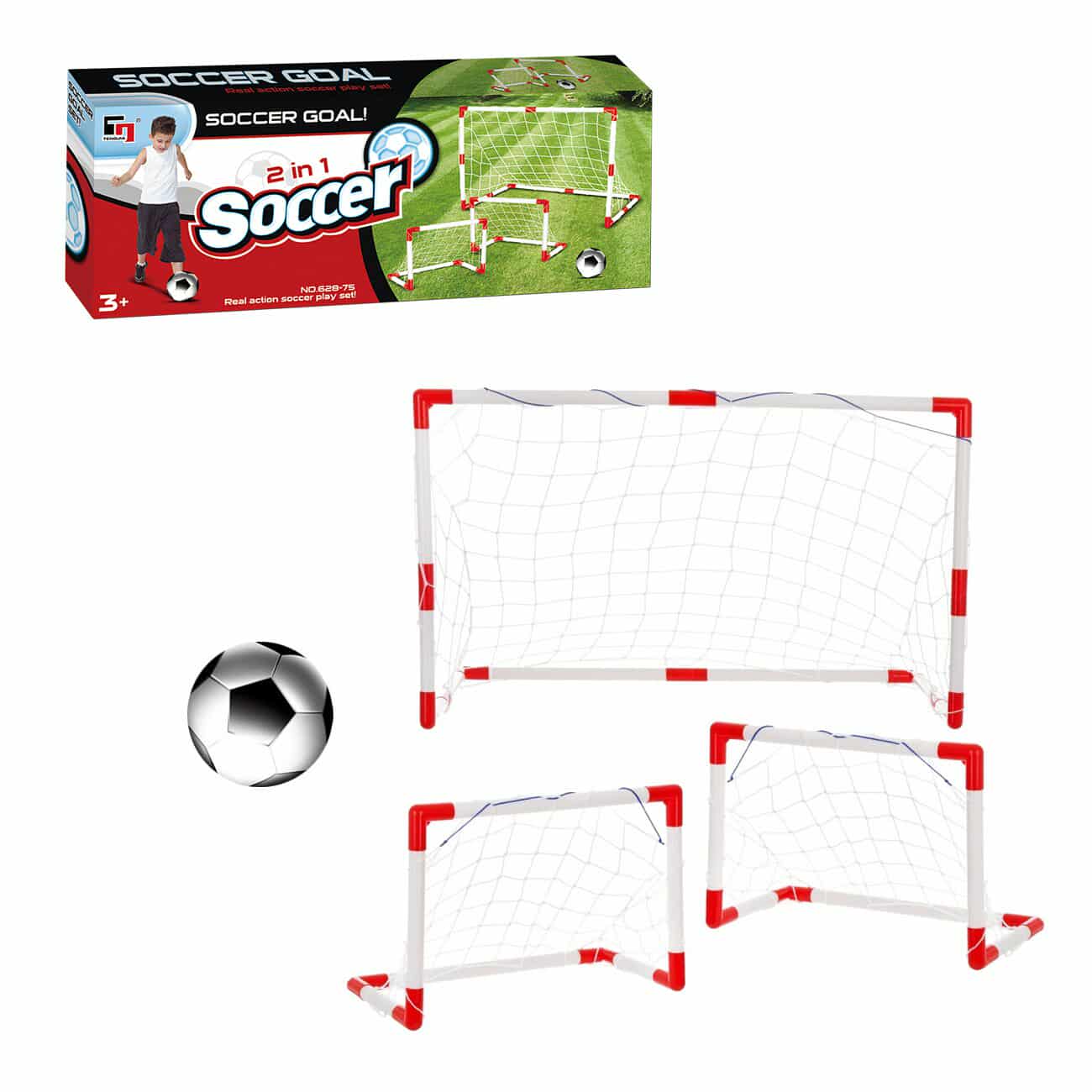 Fudbalski set sa tri gola (ED-04-241000)