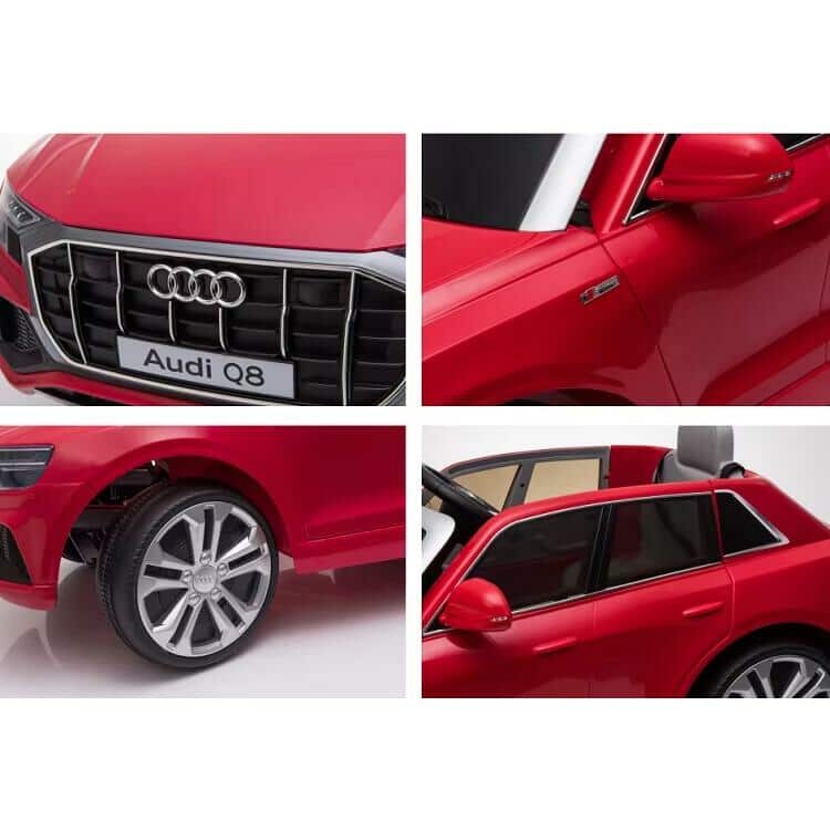 Deciji auto na akumulator AUDI Q8 SLAJN - crveni - Слика 7