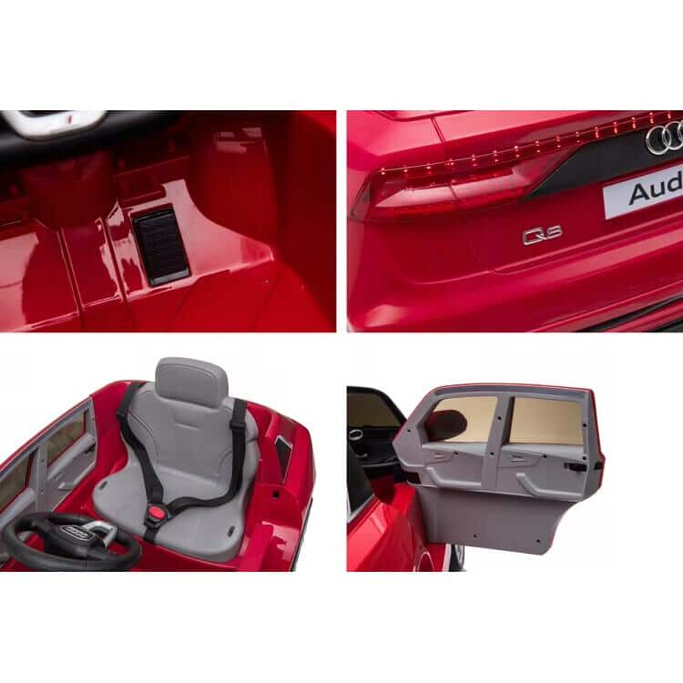 Deciji auto na akumulator AUDI Q8 SLAJN - crveni - Слика 5