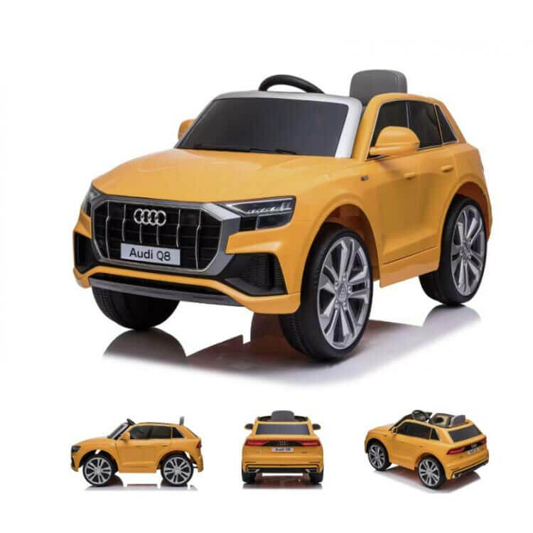 Deciji auto na akumulator AUDI Q8 SLAJN - žuti - Слика 3