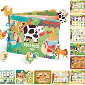 Busy Book – Farma – edukativna knjiga aktivnosti za najmlađe