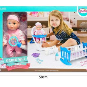 Lutka u setu sa kolevkom (LL-180568)