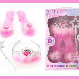 Set za princeze - papuce, kruna i stapic (LL-575812)