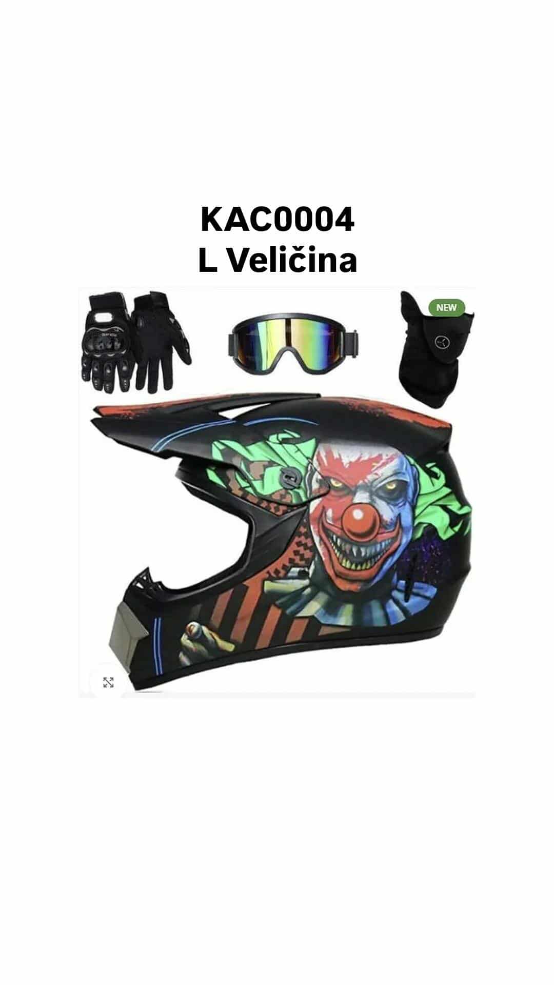 Moto kaciga L veličina joker
