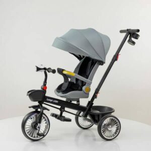 Tricikl sa rotirajučim sedistem i oborivim naslonom 4003 - beli