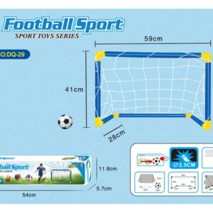 Gol set sa loptom, pumpom i mrežicom (LL-714483)