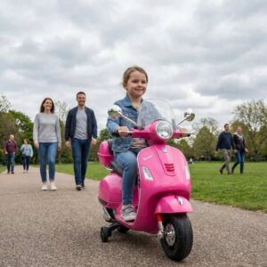 Vespa motor na akumulator roze