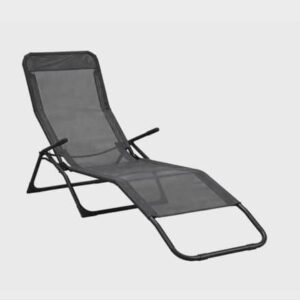 Baštenska ležaljka - baštenska stolica - progarden 007 - tamno siva