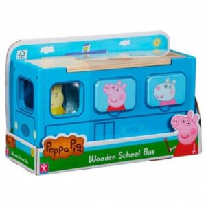 Drveni školski autobus Peppa Pig (CT-072223)