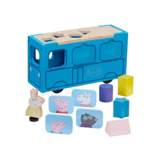 Drveni školski autobus Peppa Pig (CT-072223) - Слика 2