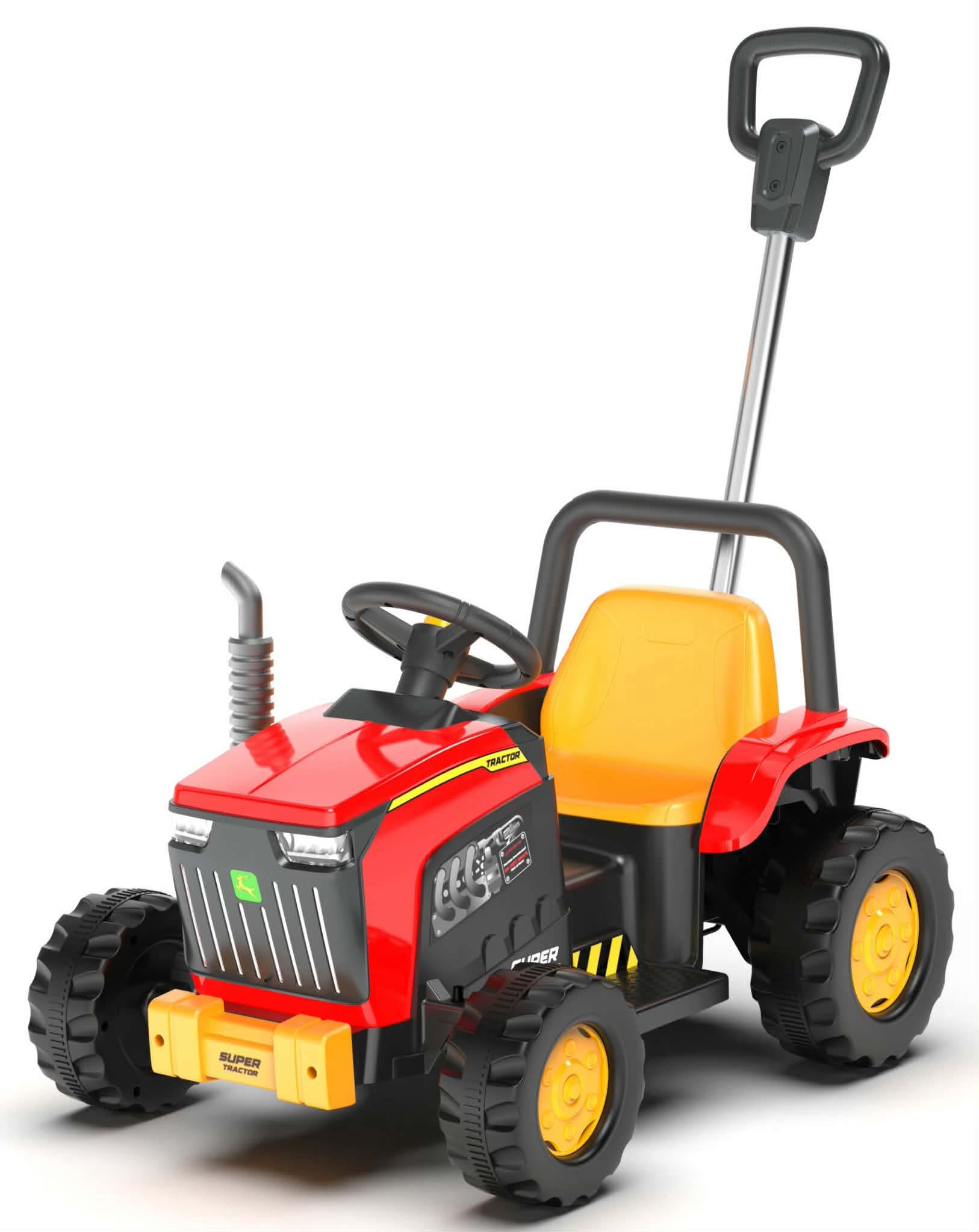 Crveni traktor guralica na akumulator CT-498083