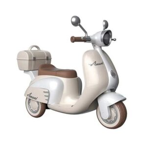 Vespa na akumulator - bež (CT-418772)