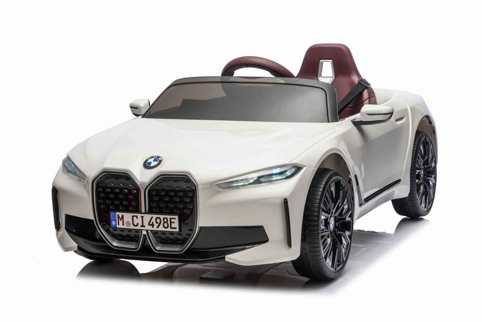 Auto na baterije BMW I4 Licencirani TS-016-2DR-BE - beli - Слика 2
