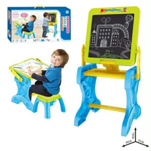 Tabla za crtanje i pisanje 2 u 1 u setu sa stolicom