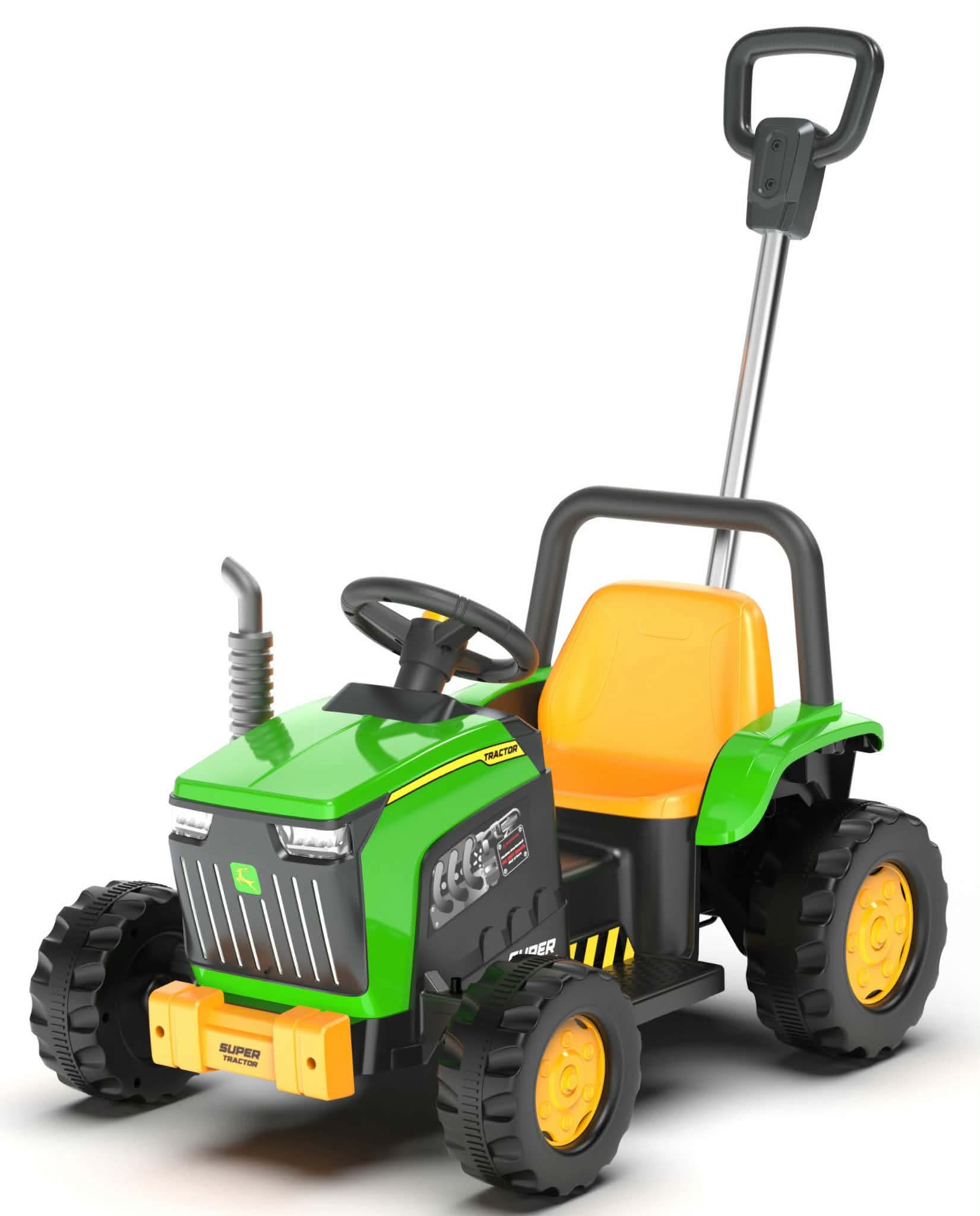 Zeleni traktor guralica na akumulator CT-498083